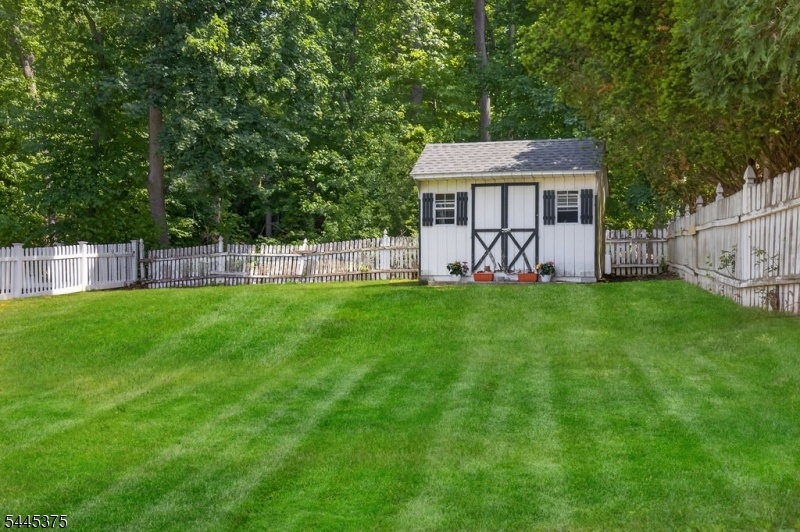 Spacious backyard