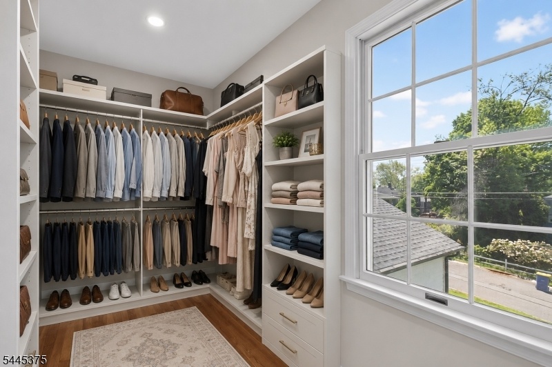 Virtually staged closet
