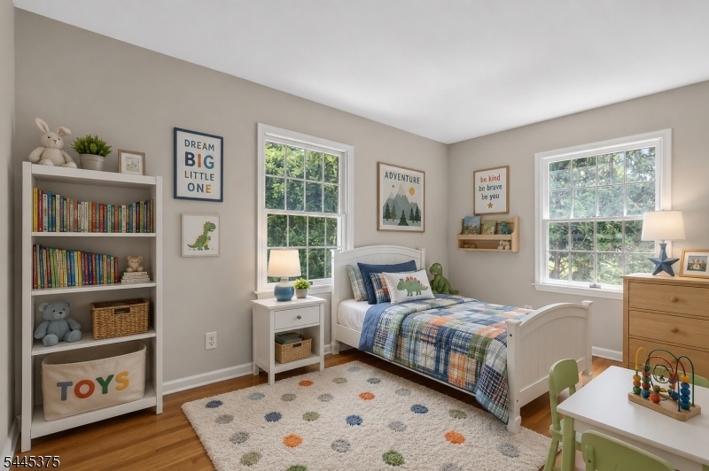Virtually Staged Third bedroom