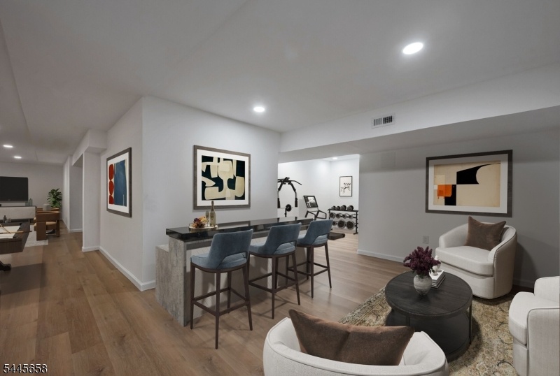 VIEW OF FINISHED BASEMENT