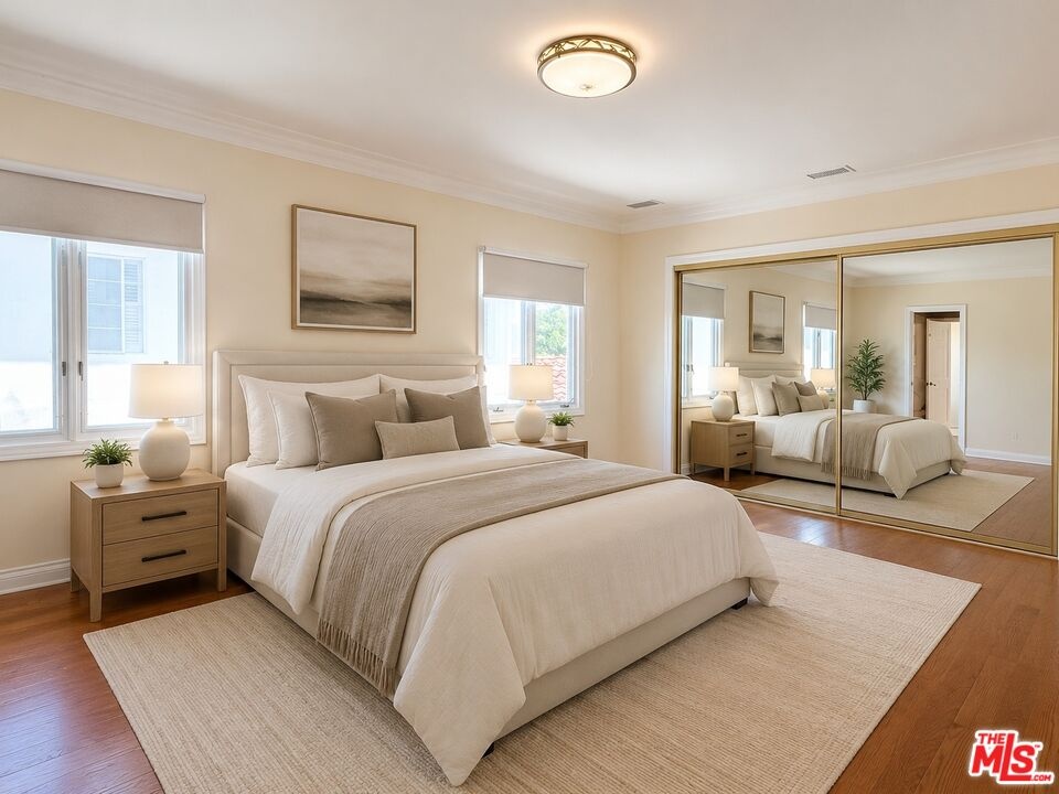 virtually staged bedroom 1
