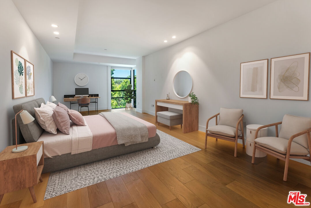 Primary bedroom (Staged when F