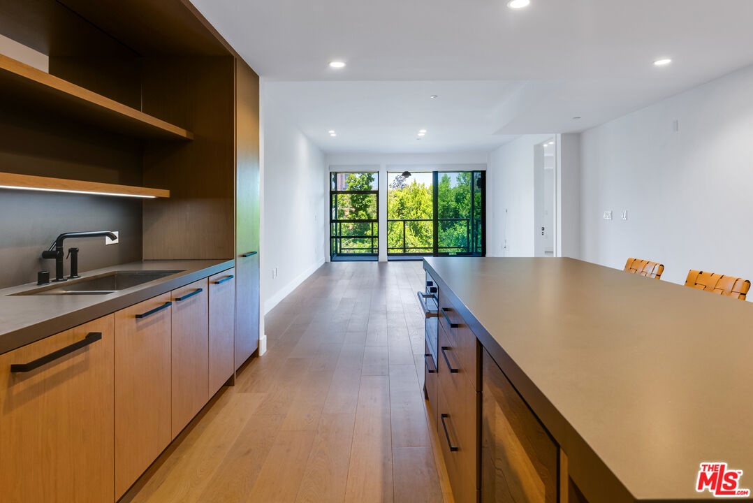 Display shelves in Kitchen