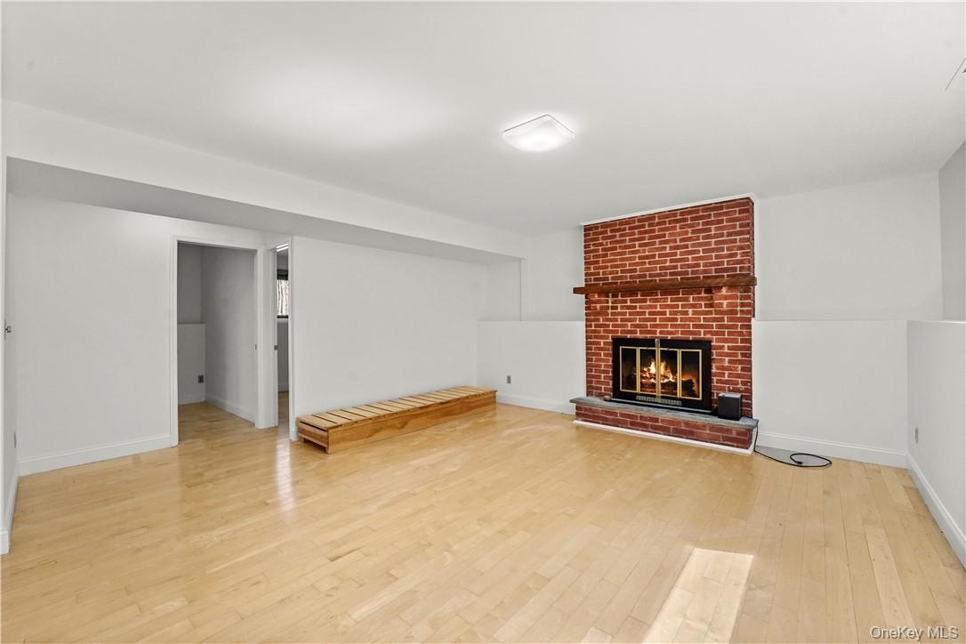 Another view of the lower level family room. 4th bedroom and home office are on the left.