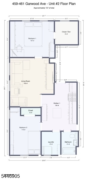 Floor Plan Unit 2