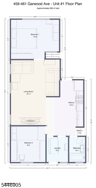 Floor Plan Unit 1