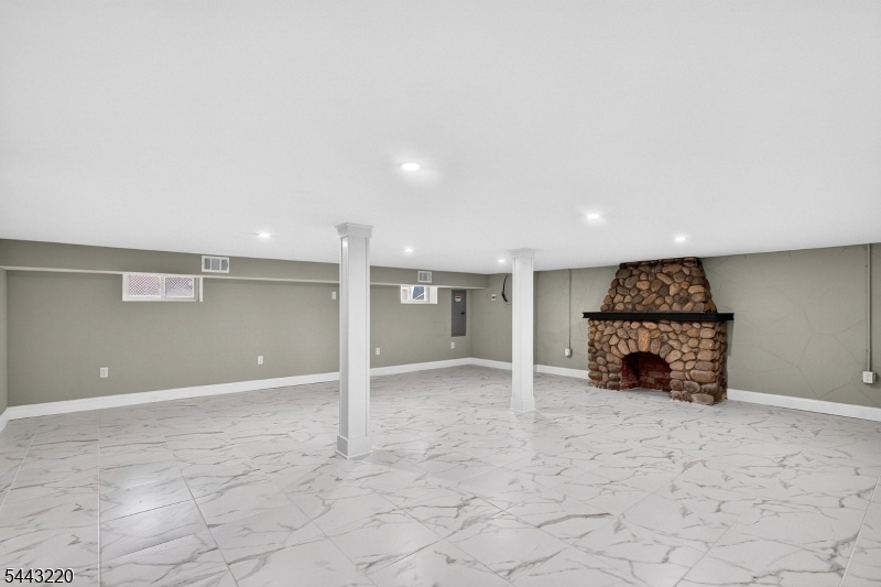 Large finished basement