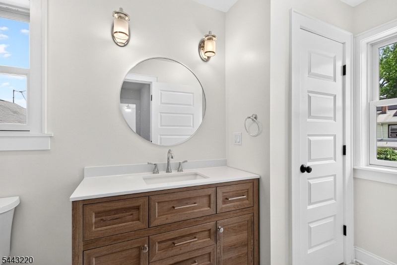 Upstairs bathroom vanity