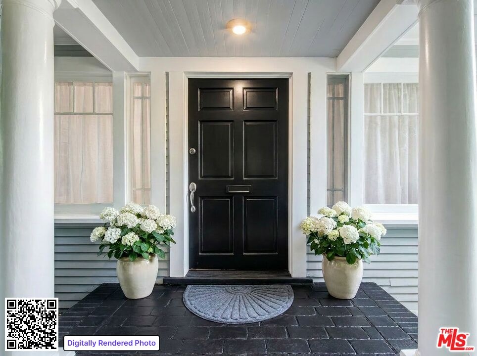 Front Door Virtually Staged
