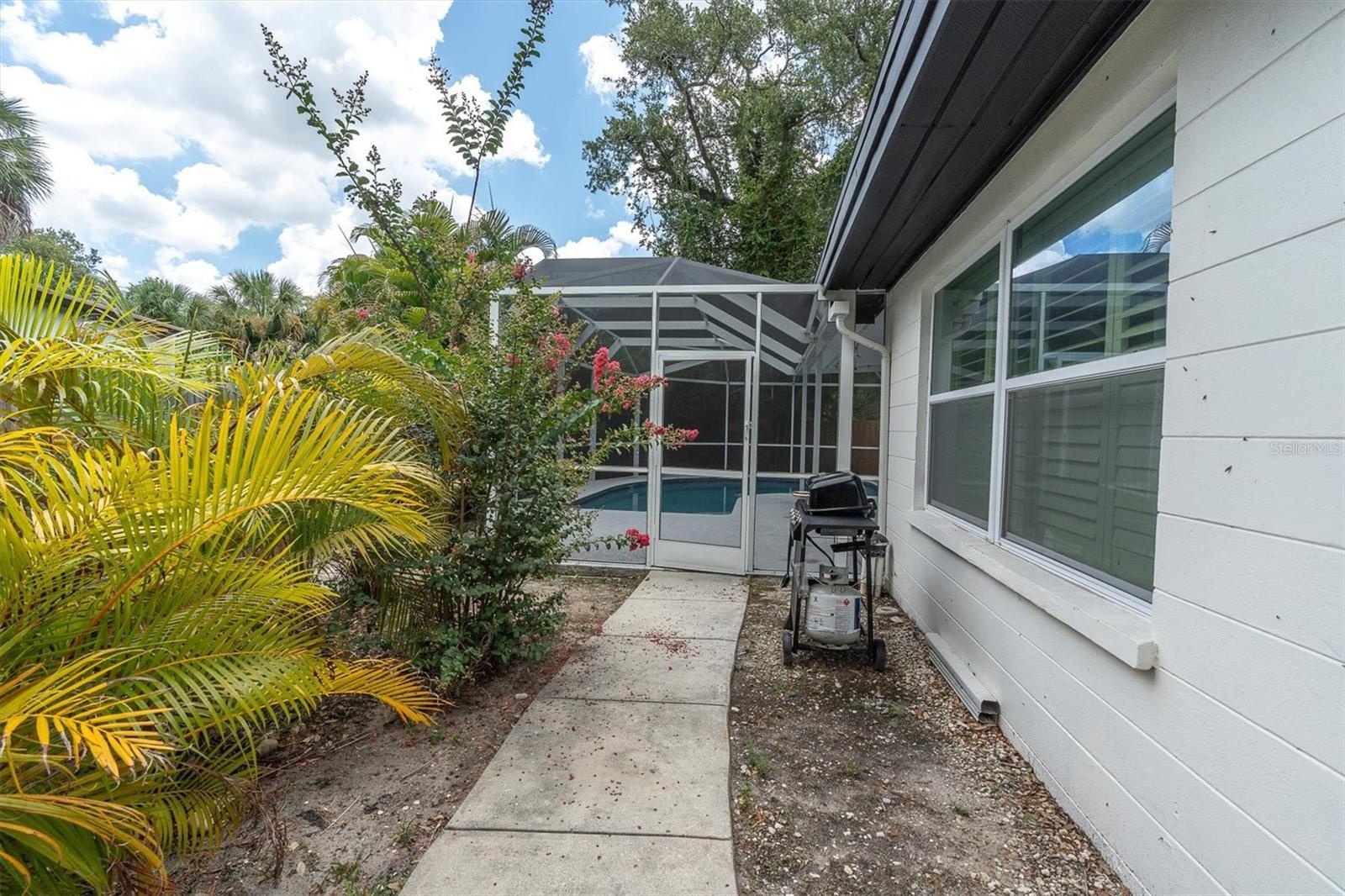 Back Pool Entrance w/ Grilling Space