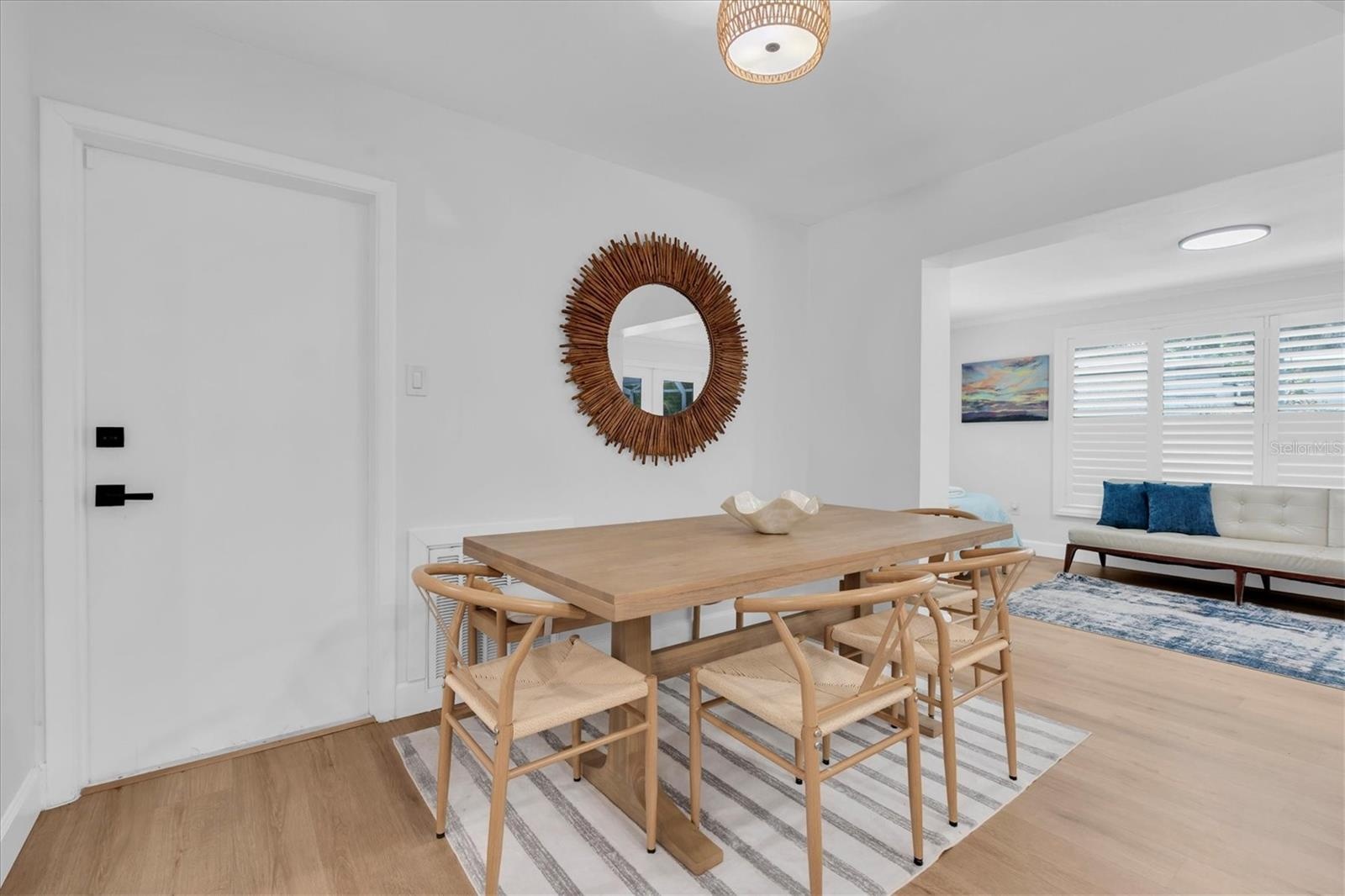 Dining Space/Garage Entryway
