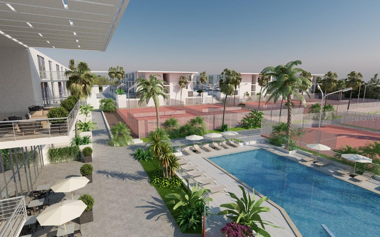 club pool rendering
