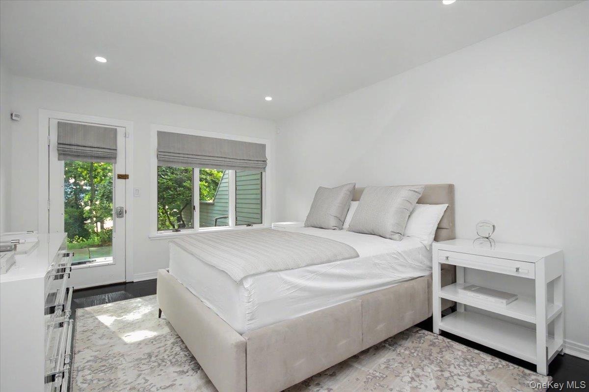Guest bedroom on lower level.