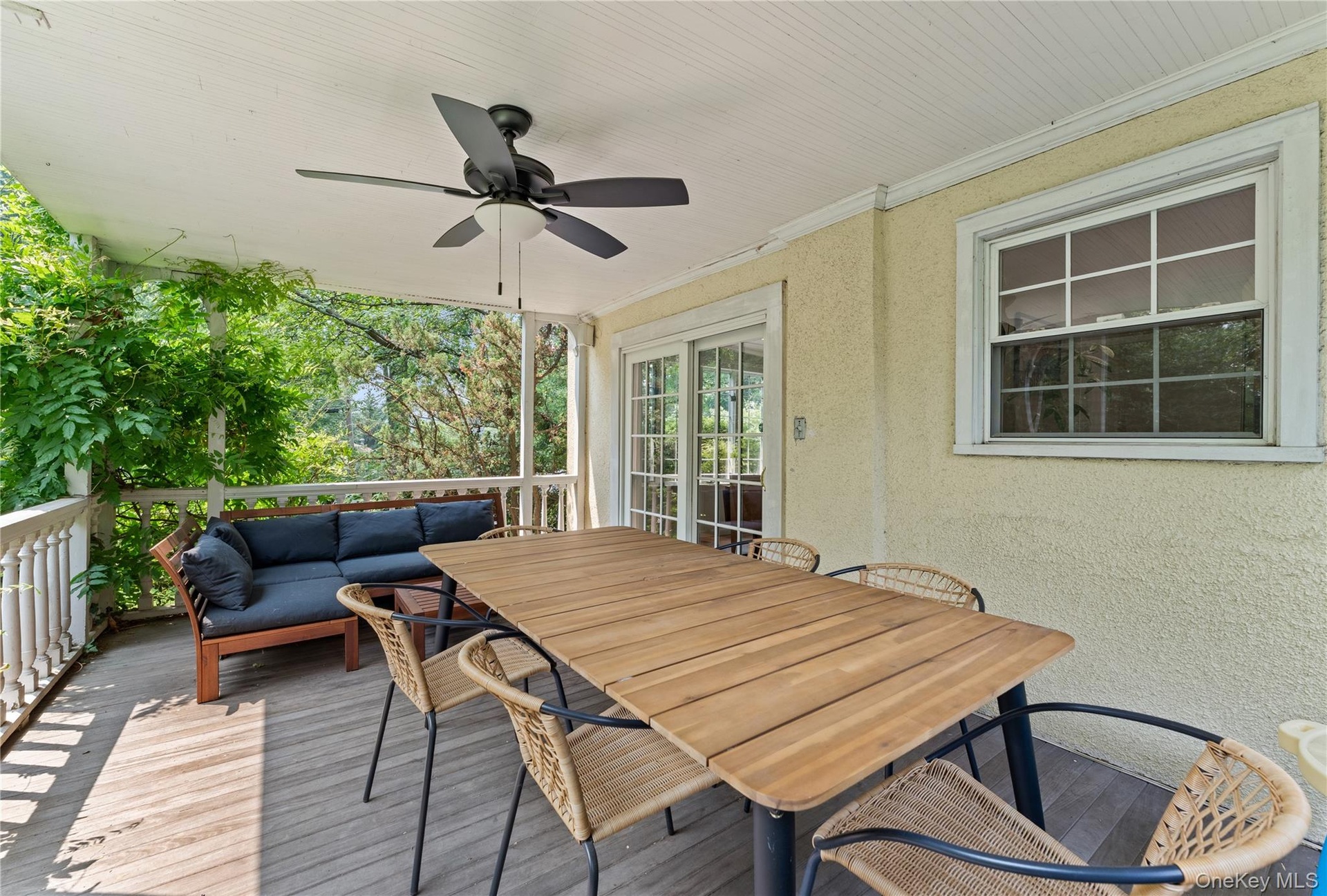 Main level covered Porch located off of the Breakfast Room.