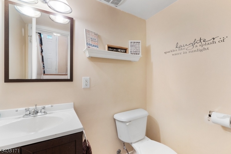Half Bath on Ground Floor