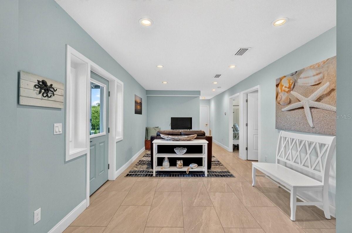 Downstairs entryway