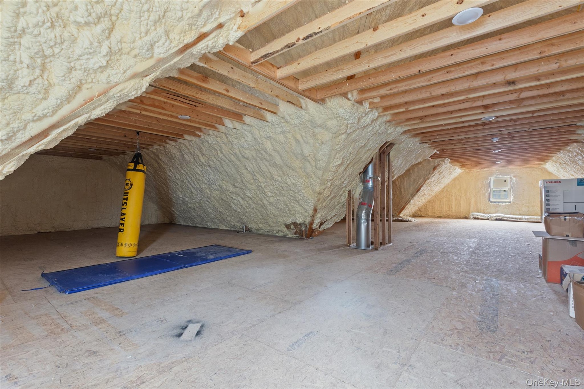 1200 sq.ft unfinished full walk-up attic