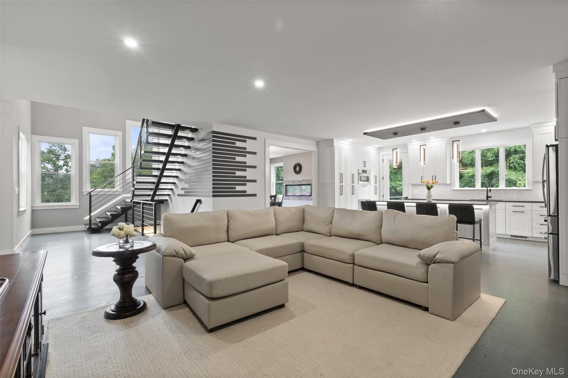 Open concept living room