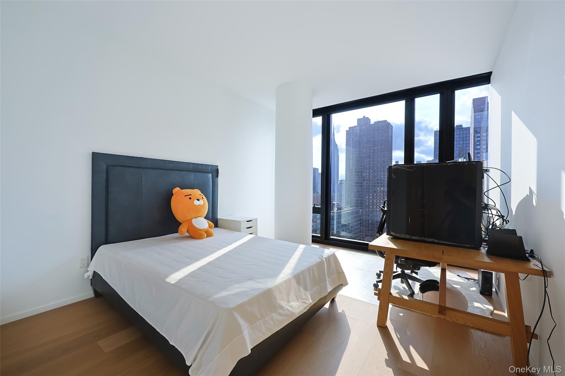 Second Bedroom with Floor-to-ceiling windows