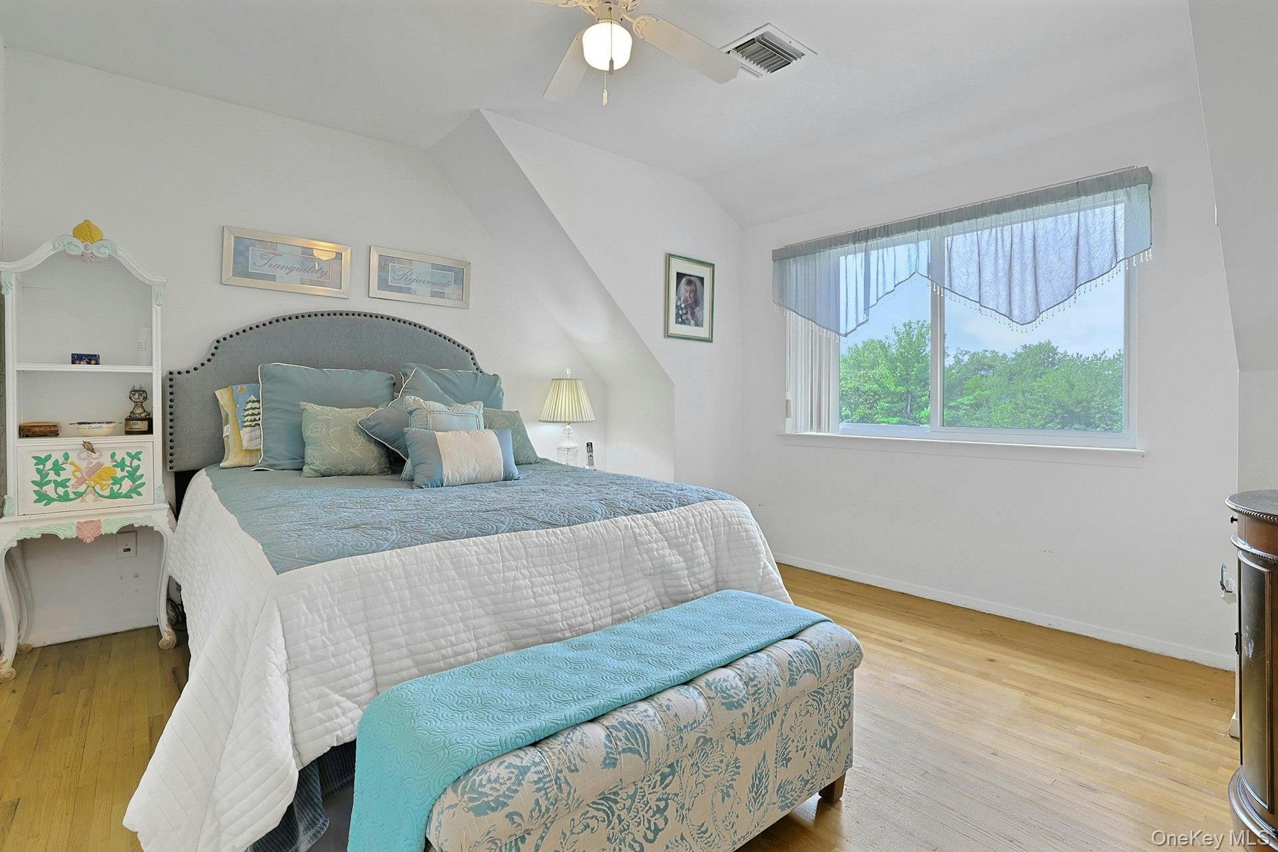 This is the second Bedroom. It has lots of charm with its nooks and crannies. It's also a good size.