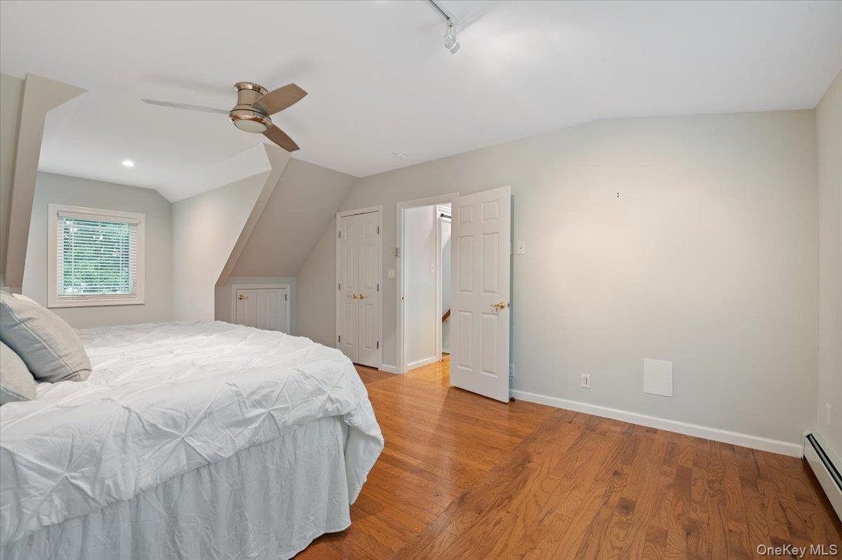 Additional closets and very high ceilings.