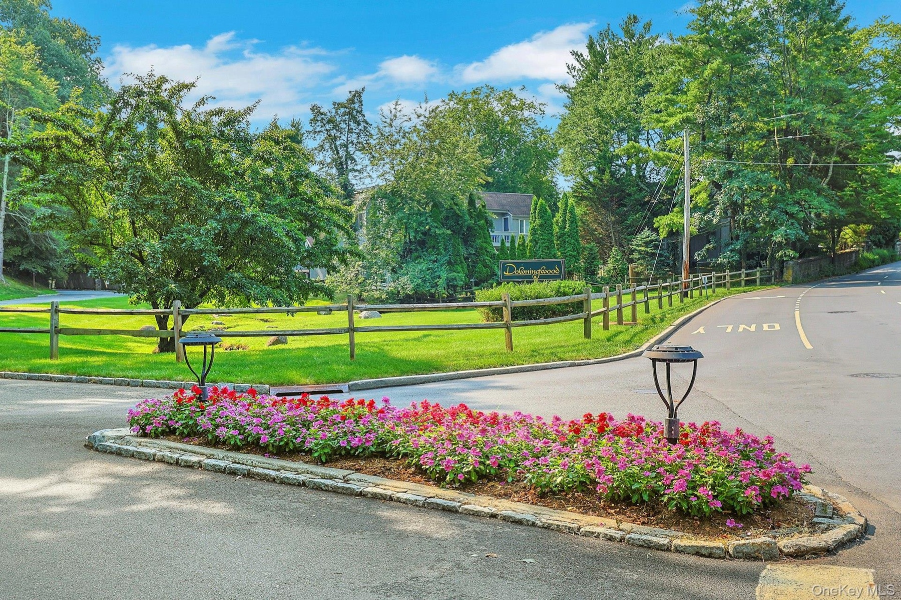 The grounds of Downingwood are exceptionally beautiful and well-maintained.