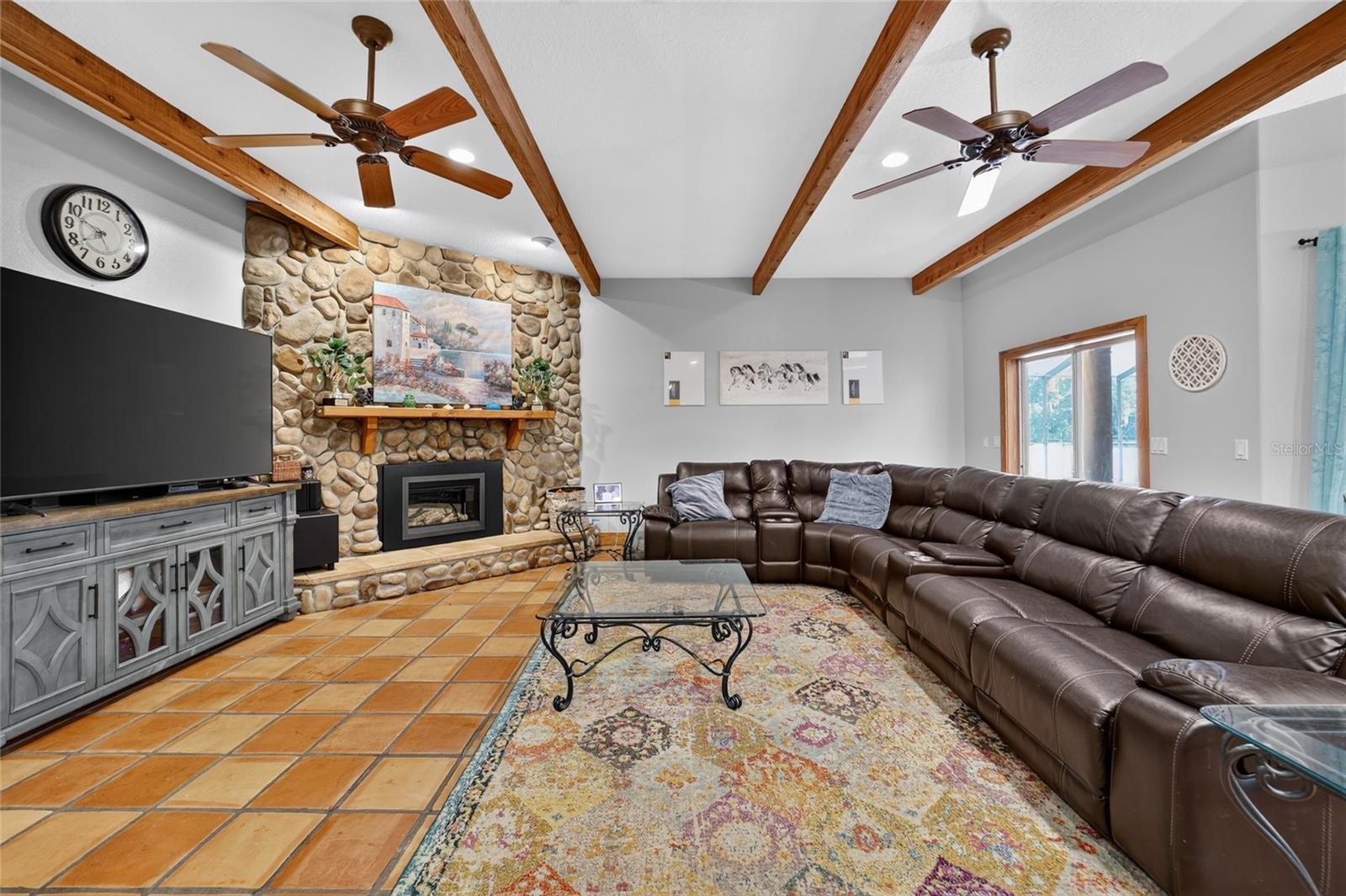 Family Room with Fireplace