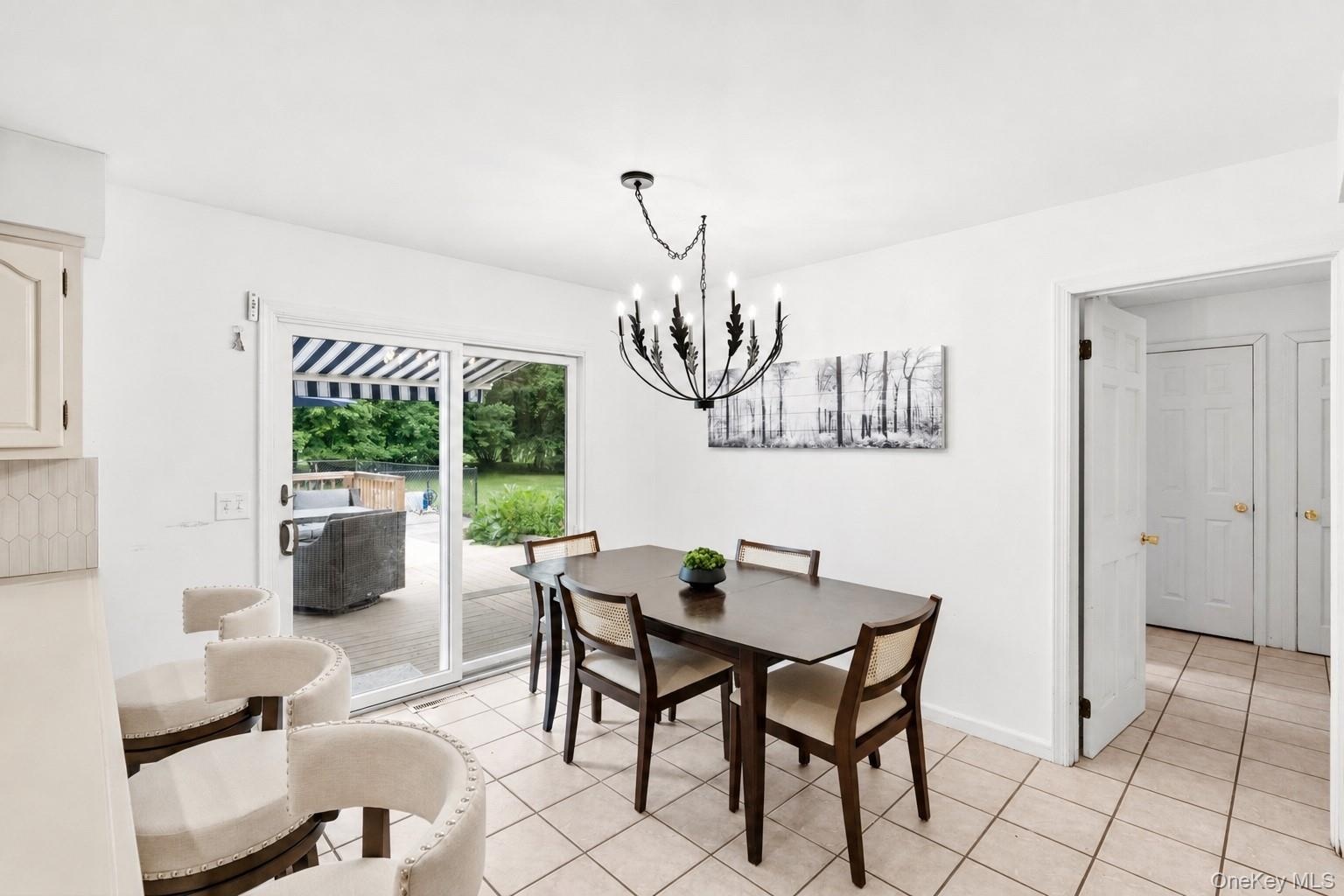 A perfect spot for casual dining with direct access to the deck for everyday living and entertaining.