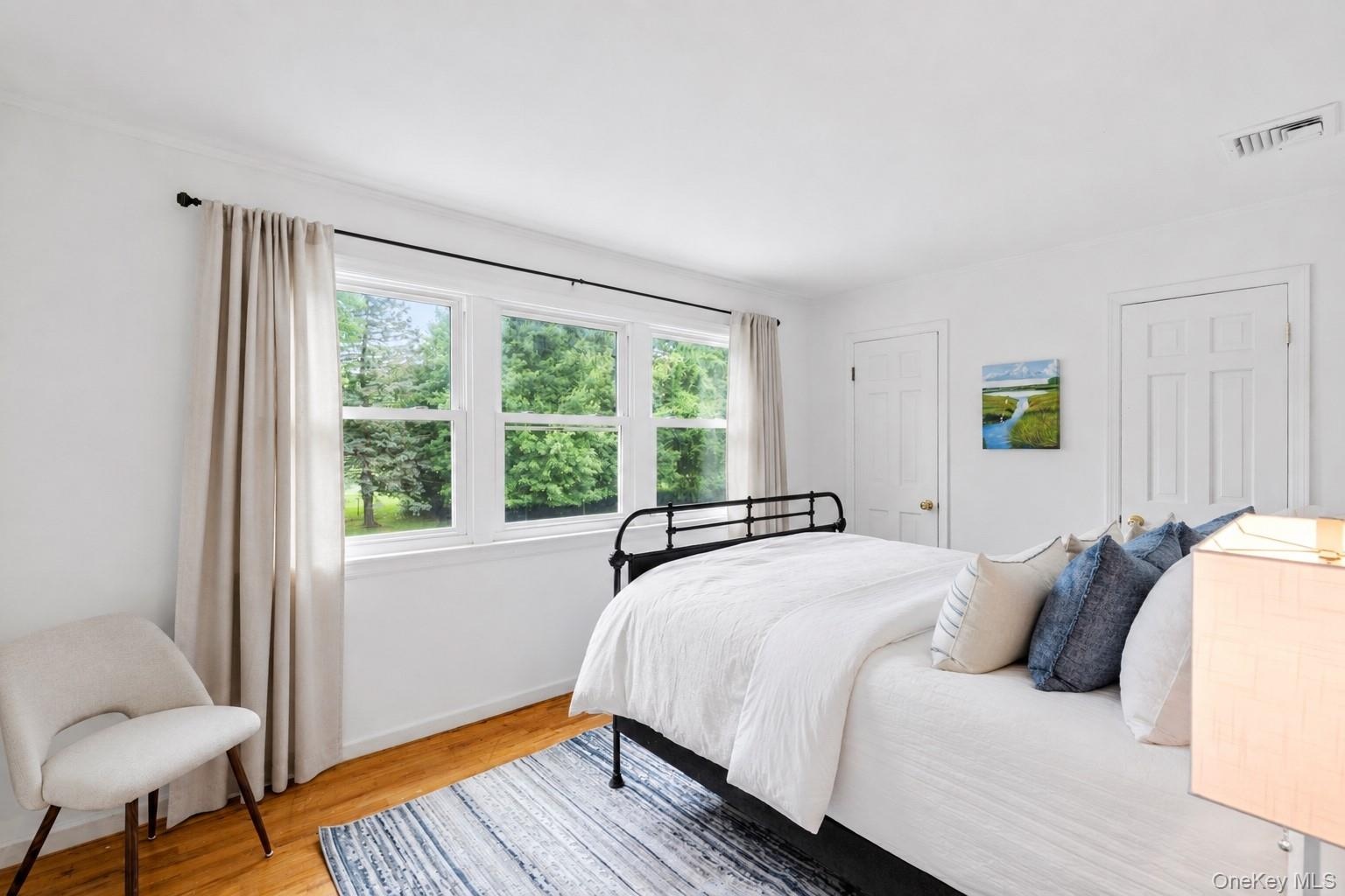 Second floor bedroom with spectacular golf course views.