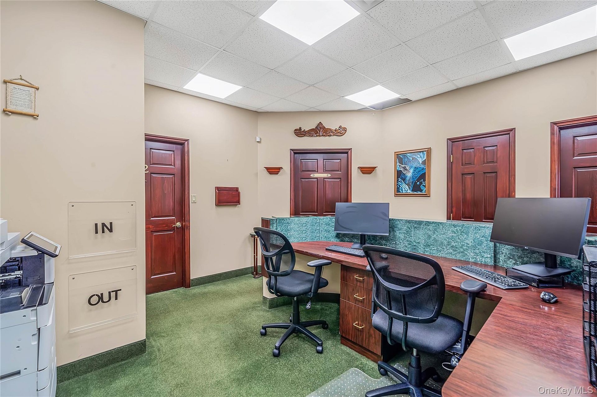 Reception area