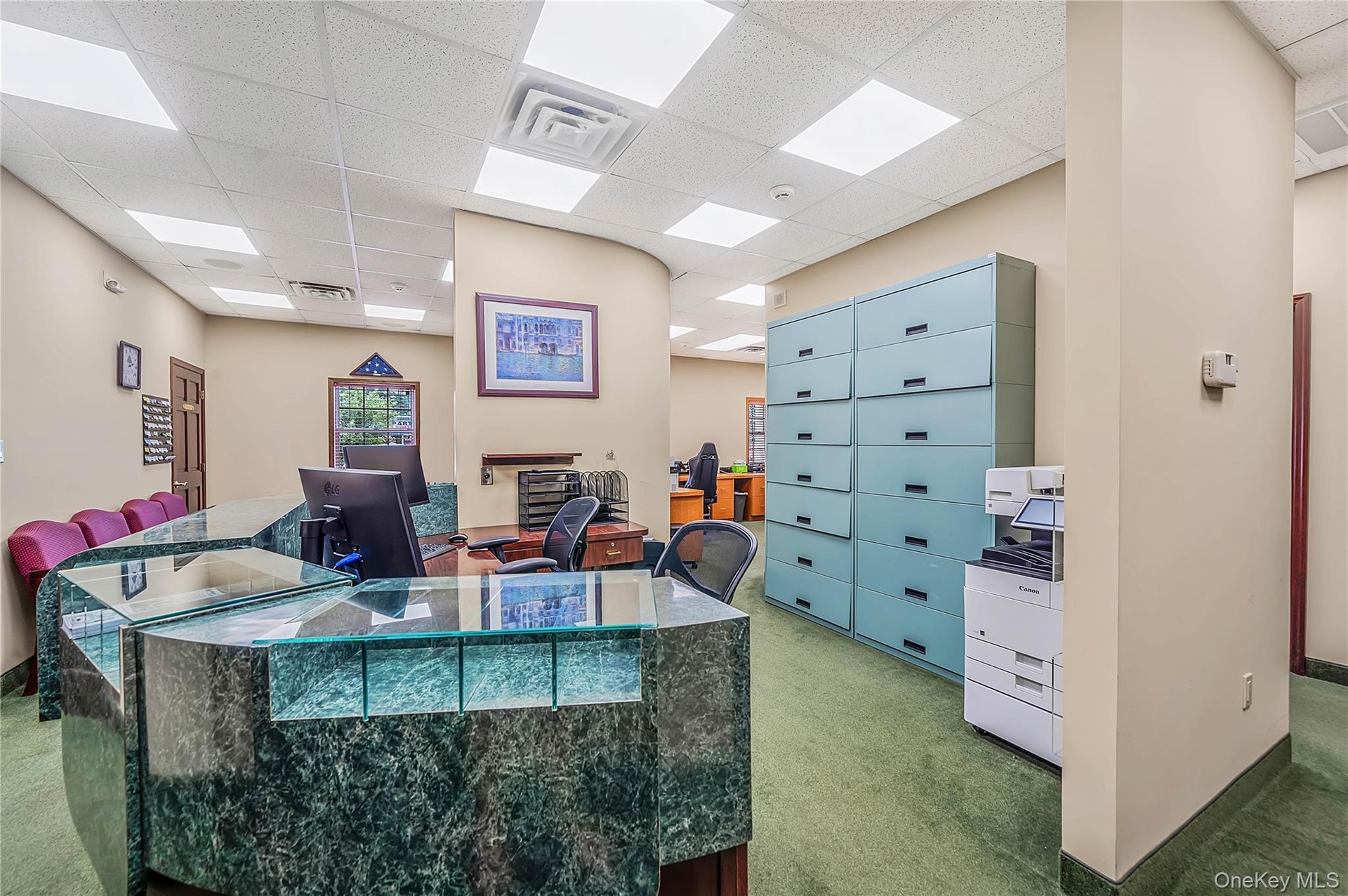 Reception area