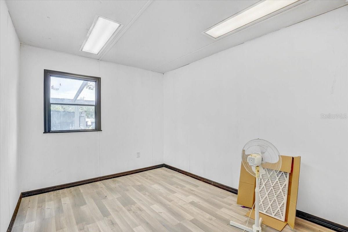 Office trailer interior