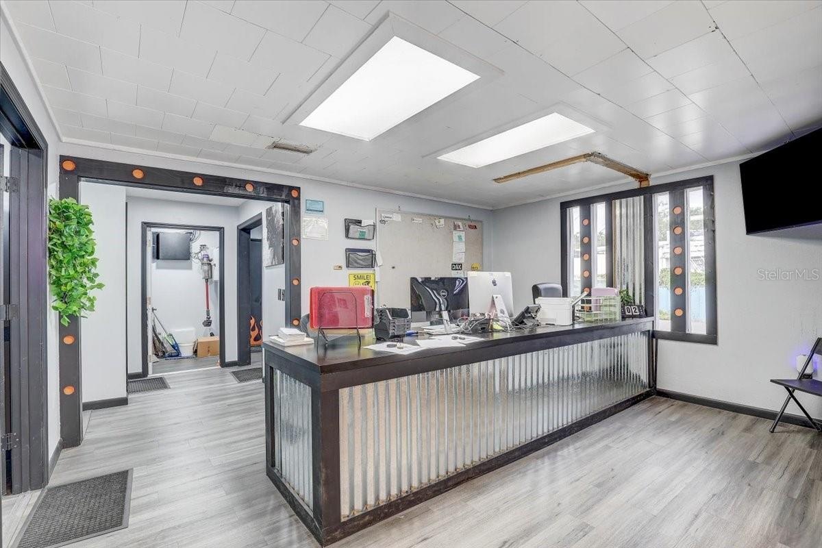 Main office reception area