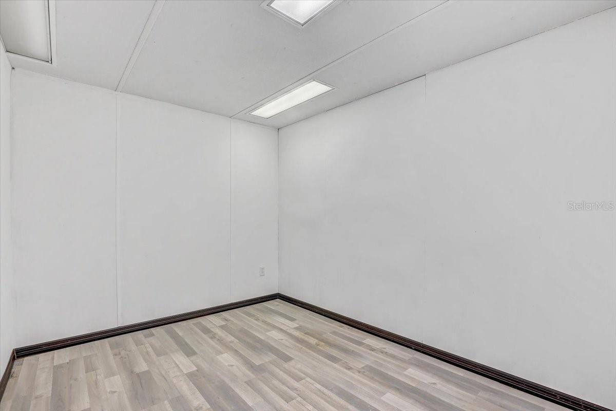 Office trailer interior