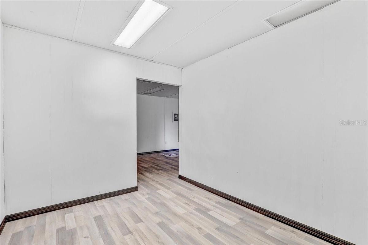 Office trailer interior