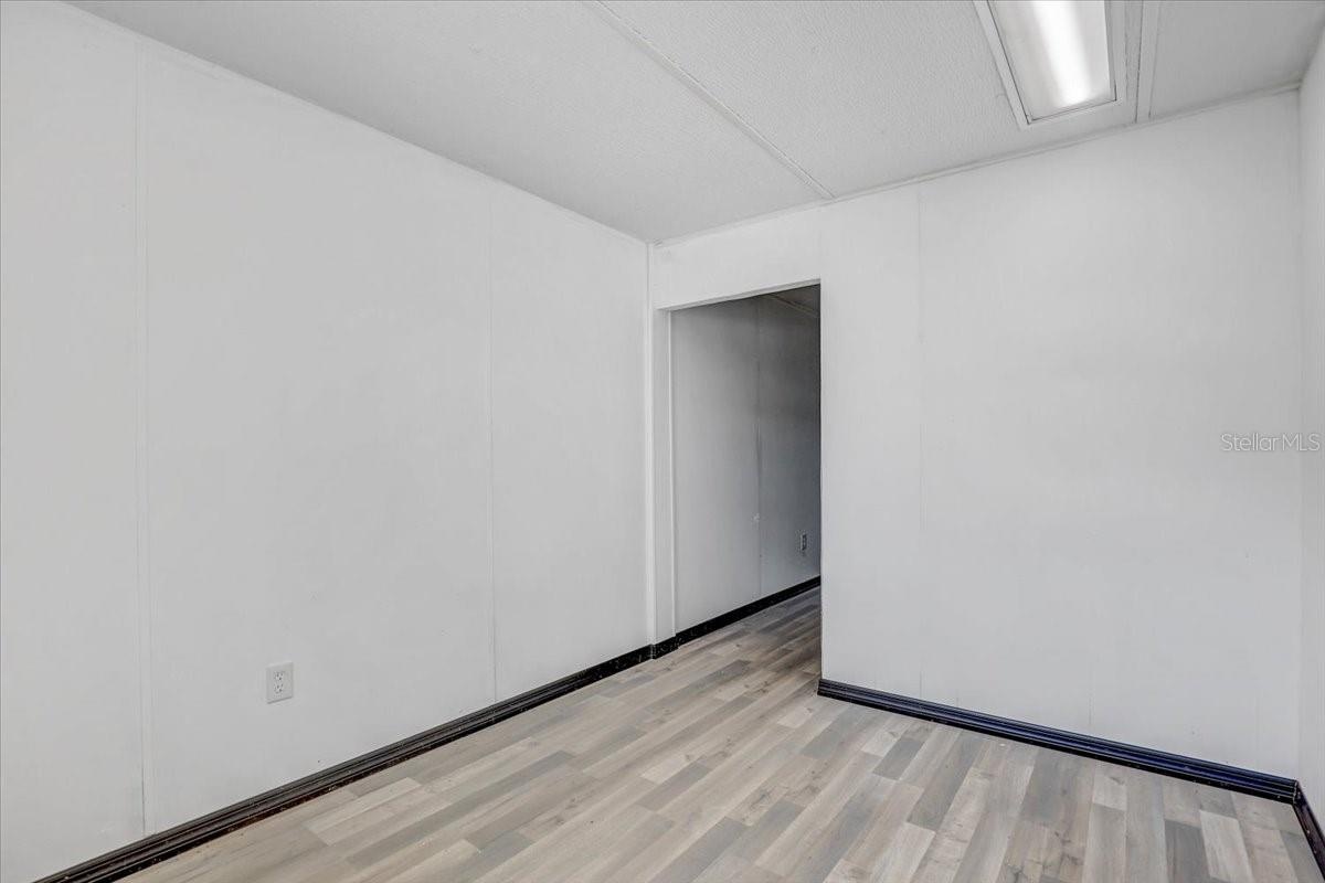 Office trailer interior