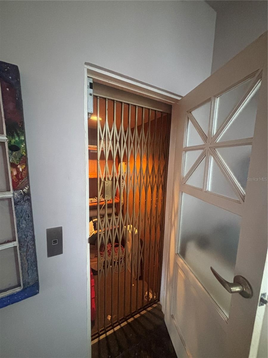 Elevator is not functional but ready for an updated system.
