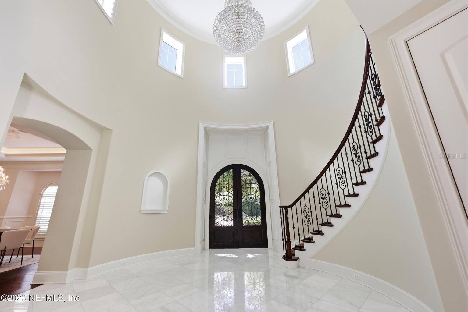 Grand Foyer with Marble Floors
