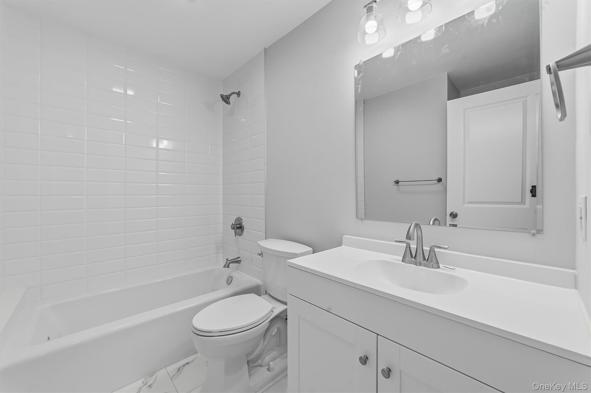 Totally new hall bath