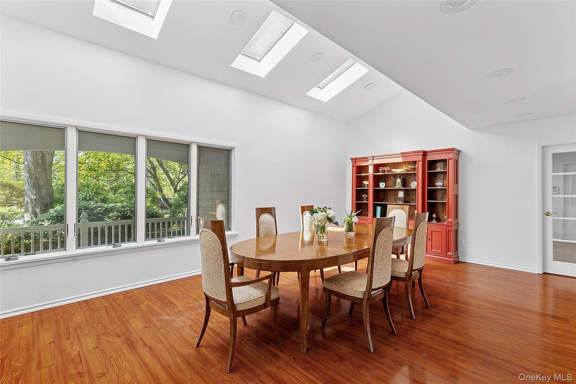 Dining Area with sky lights