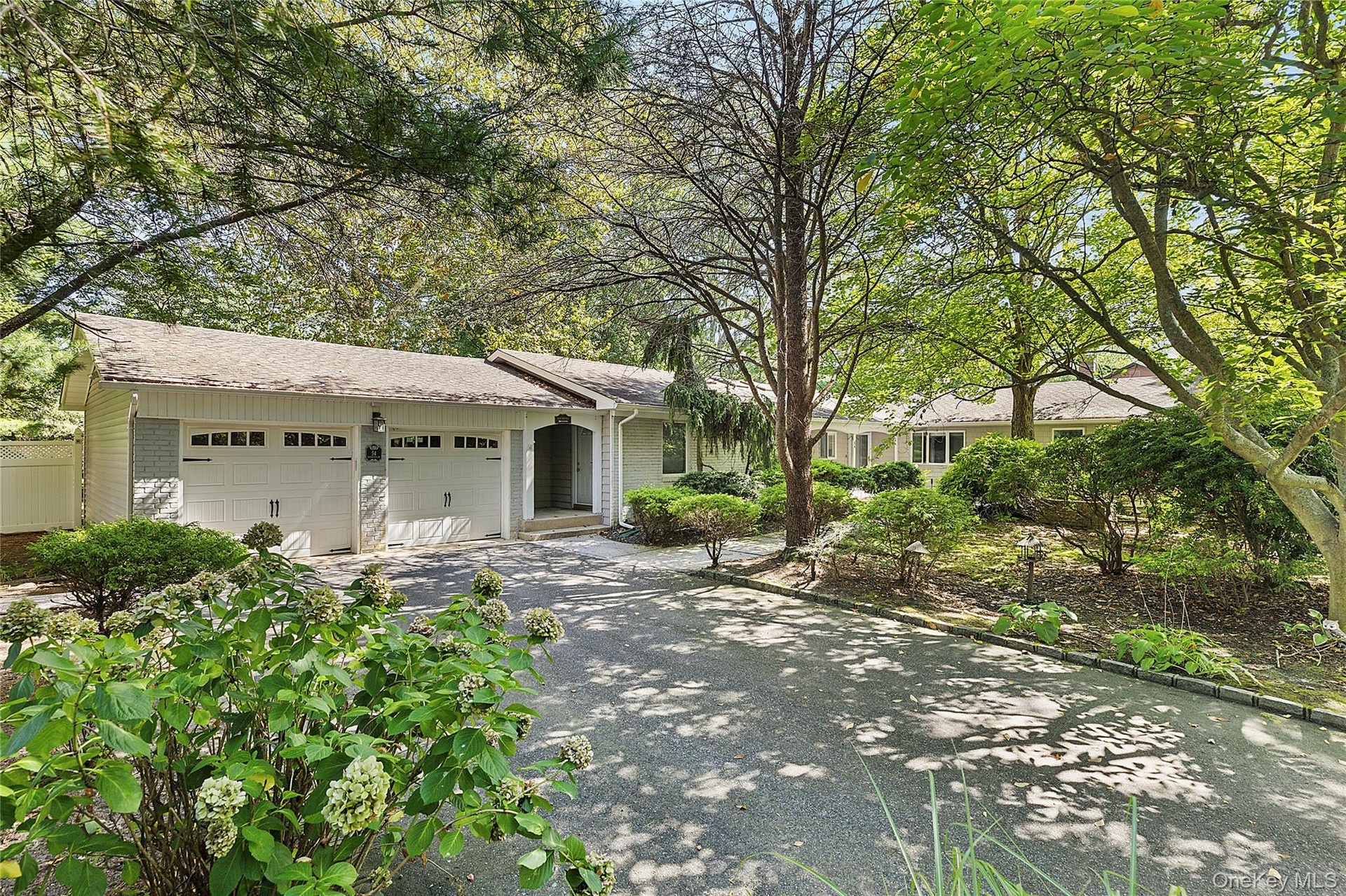 2 car garage and additional exterior entrance