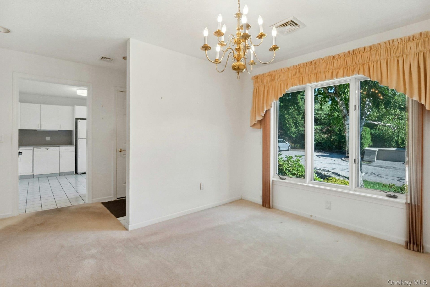 View from dining room facing front,awaiting dinner guestskitchen