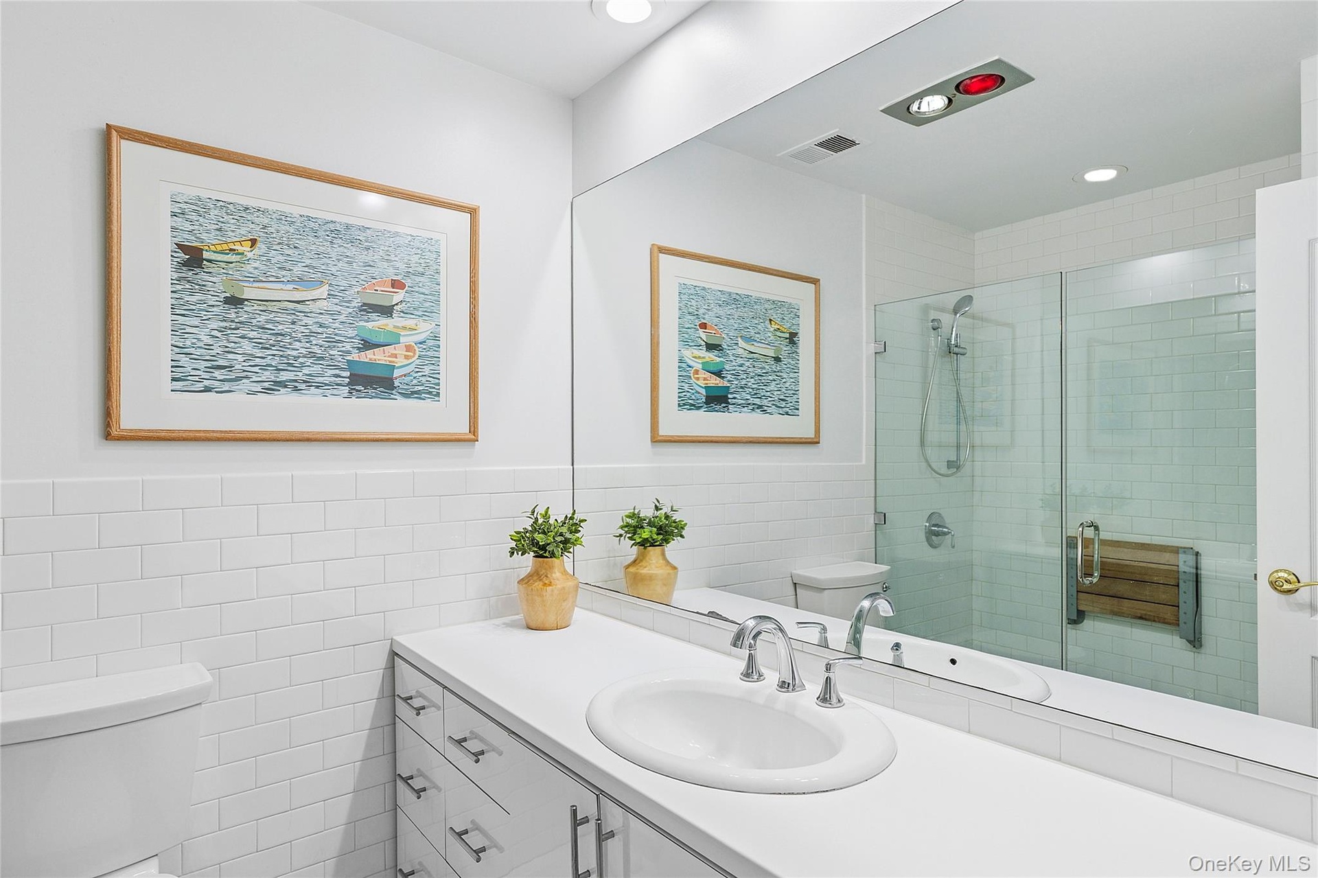Hallway Fully Renovated Full Bathroom