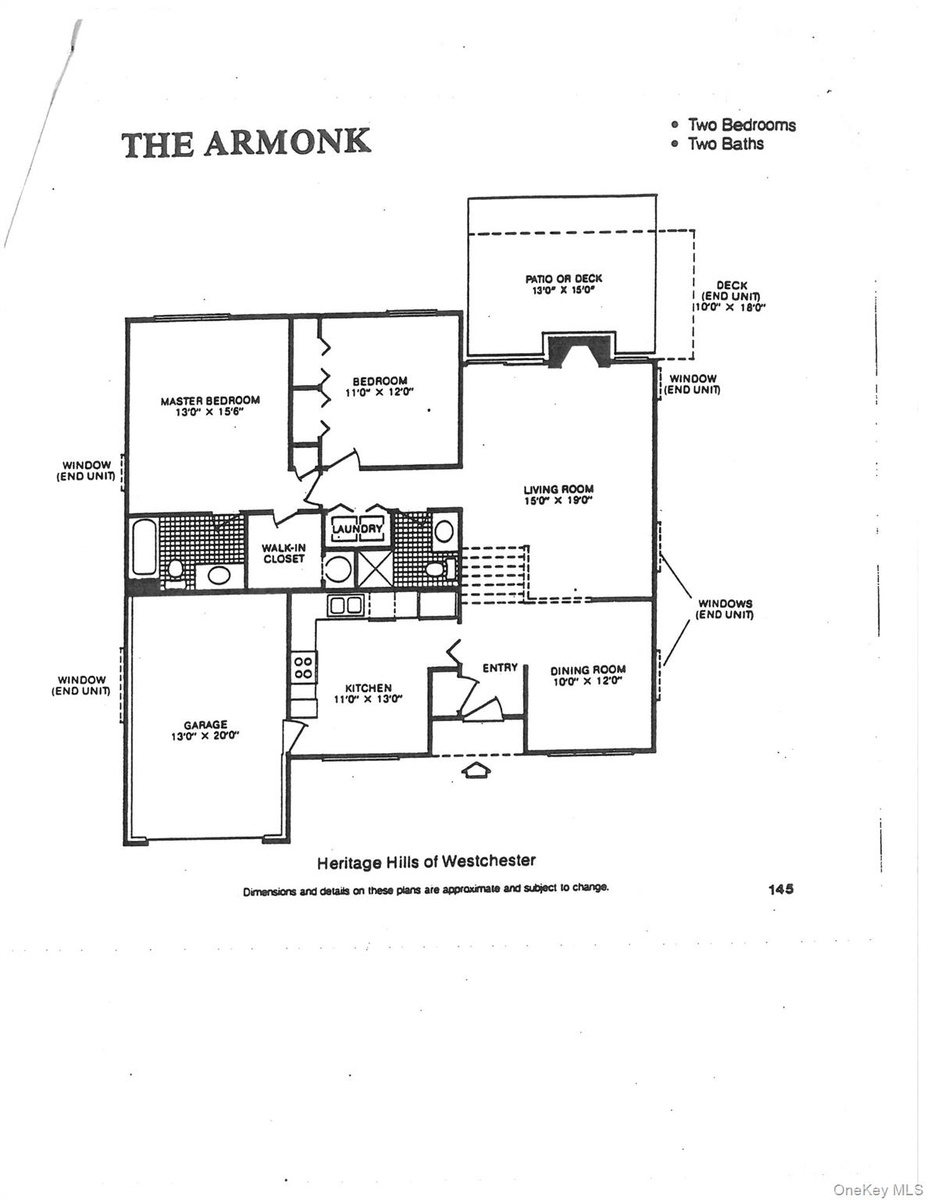 Please note: this floor plan is correct, just reversed, as garage is on the right side, but it is an end unit