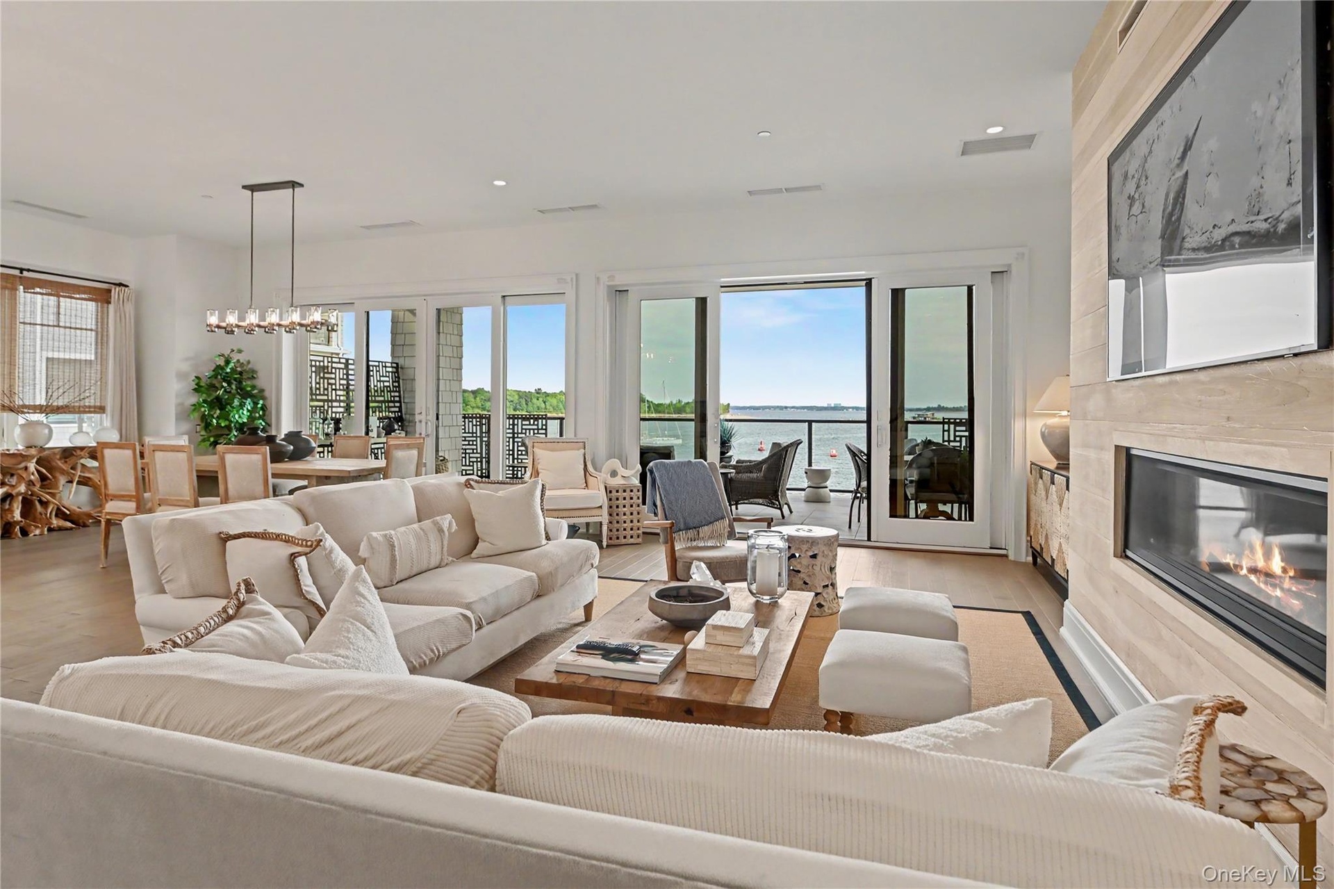 Wide view of living area