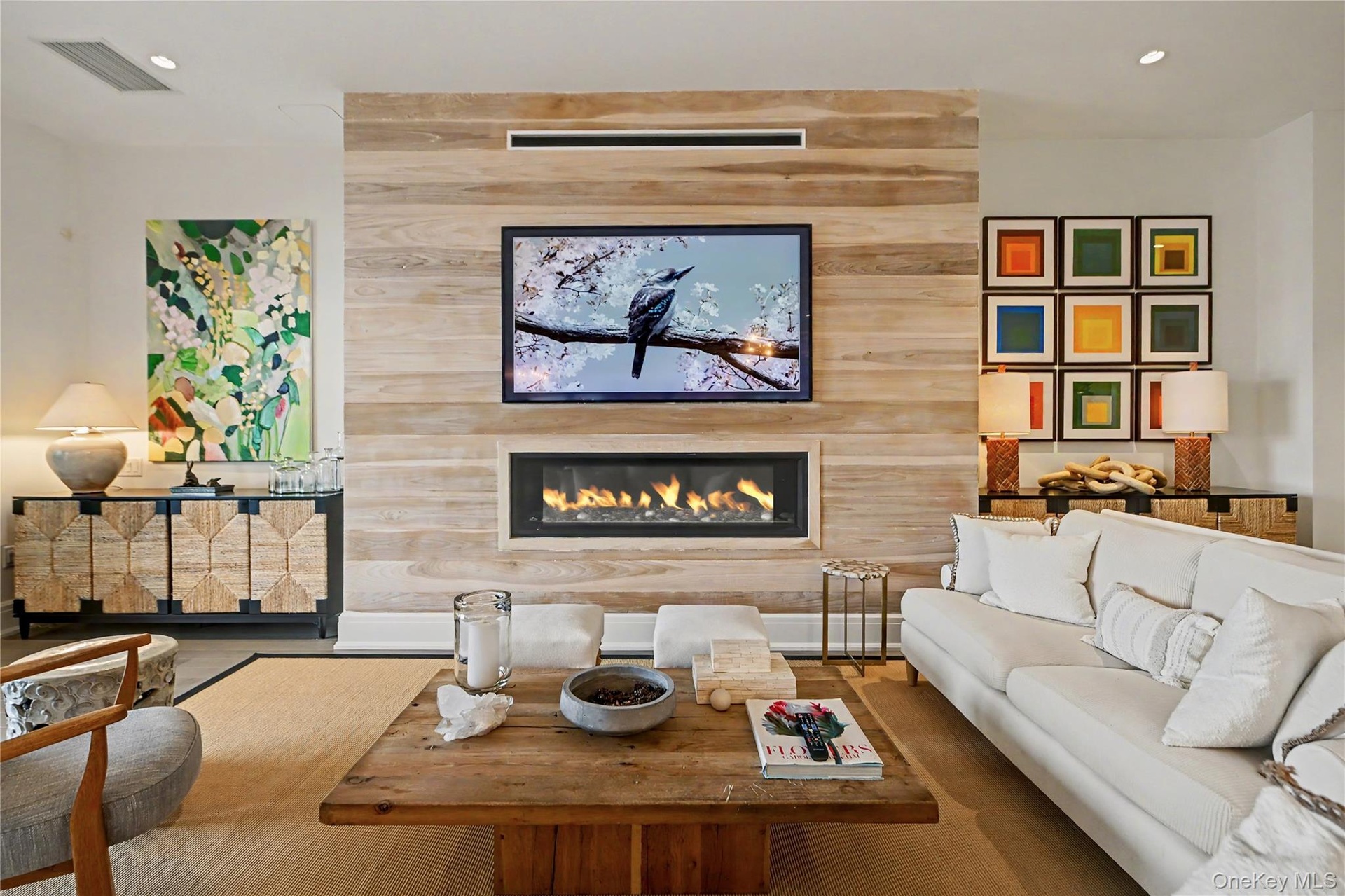 Modern electric fireplace