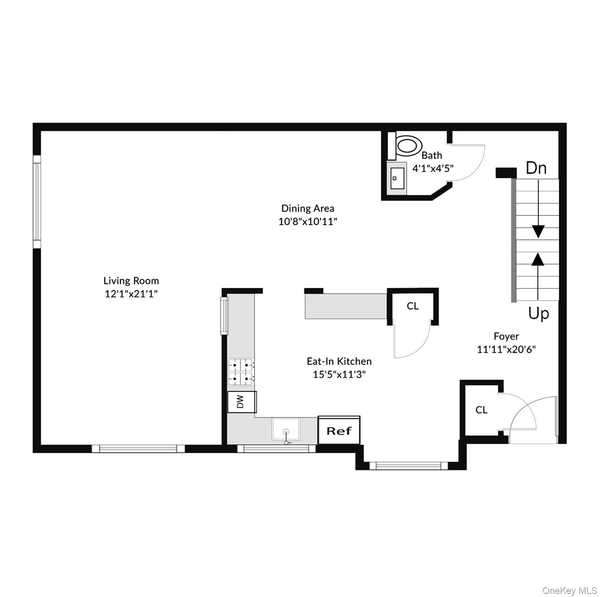 Main level of 309 Pelham Rd