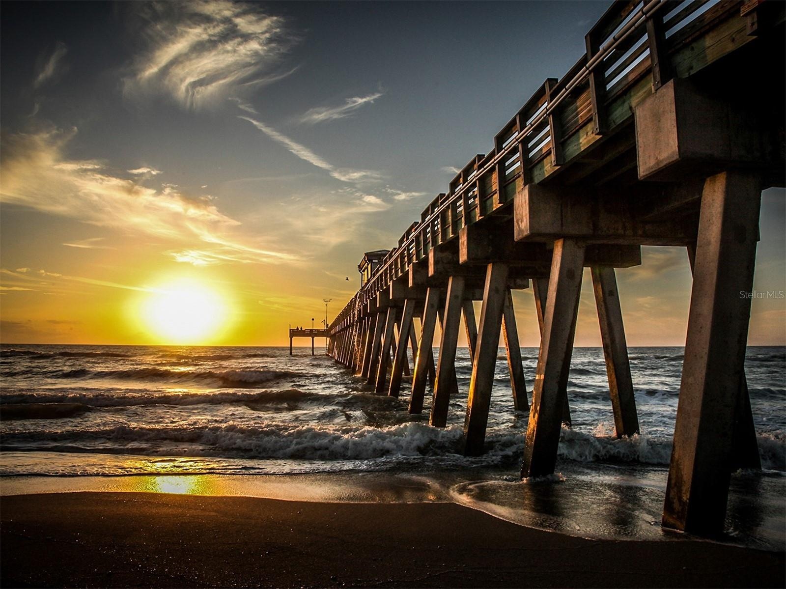 The sunsets at the Venice Pier are cherished by many