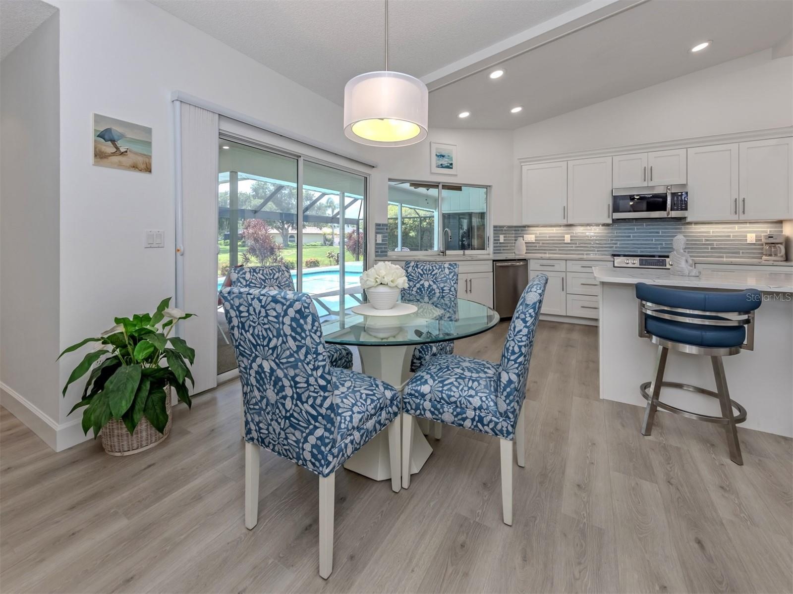 The dinette space is perfect for casual dining