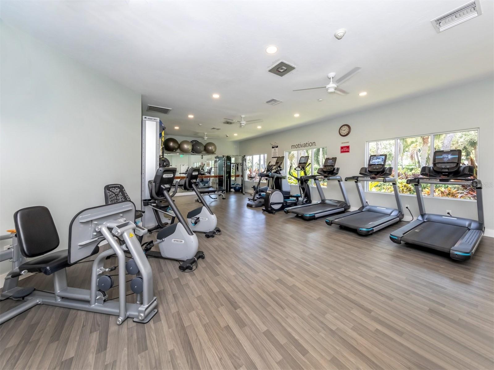 Inside the Waterford Sports club you will find a state of the art fitness center!